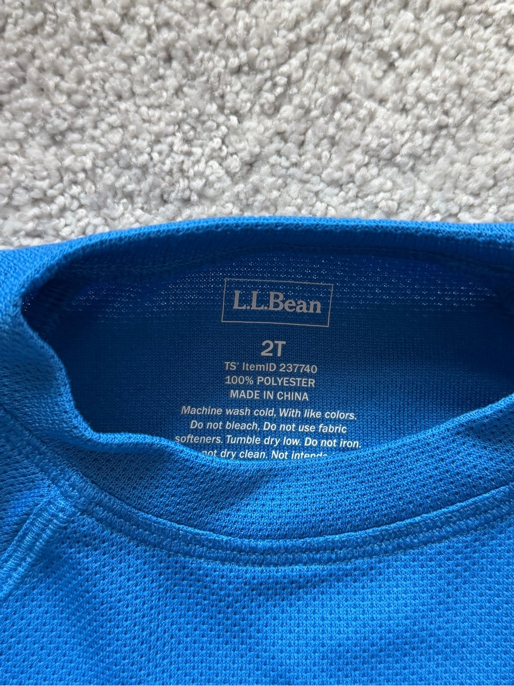 L.L. Bean Toddler Wicked Warm Midweight Underwear Set - Picture 4 of 6